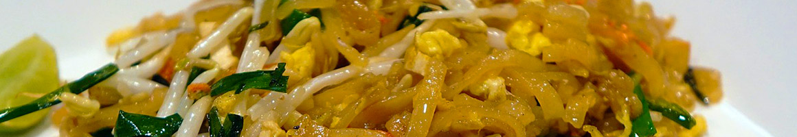 Eating Asian Fusion Chinese Thai at Johnny's Asian Bistro restaurant in Parker, CO.